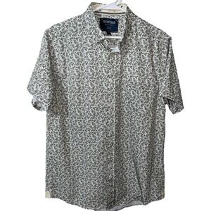 New Nordstrom Heritage Report Collection Four-Way Stretch M‎ Button Down Resort